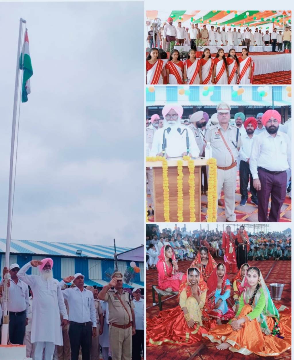 MLA Jarnail Singh attends Independence Day celebrations as chief guest hoists the flag to the national tune and takes the salute at the parade